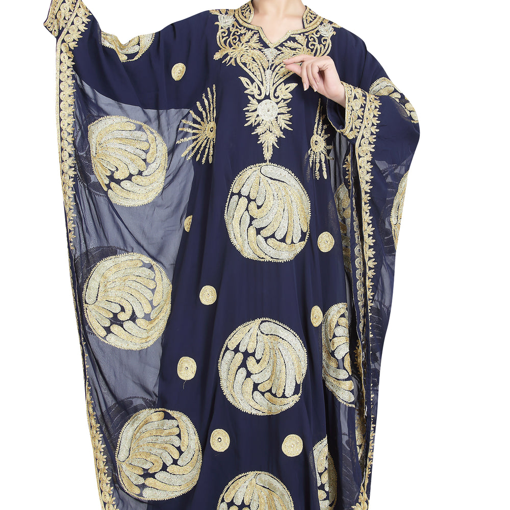 
                  
                    Football Design Kaftan Designer Farasha Caftan Beach Maxi Dress - Maxim Creation
                  
                