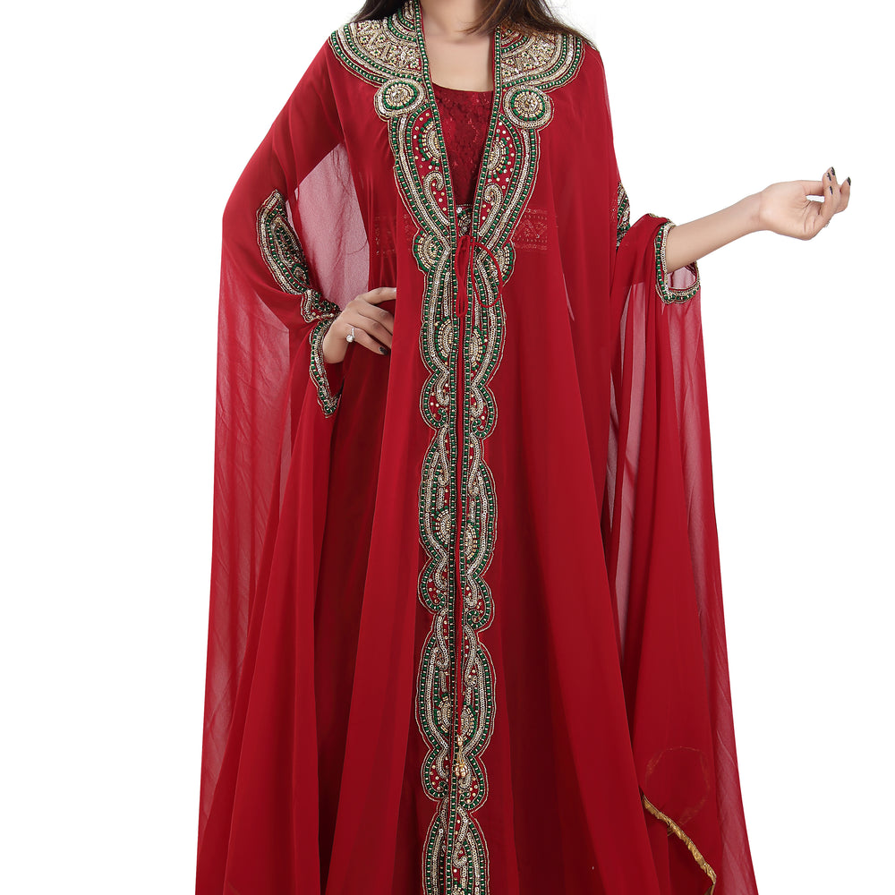 
                  
                    Takchita Gown Wedding Kaftan Dress - Maxim Creation
                  
                