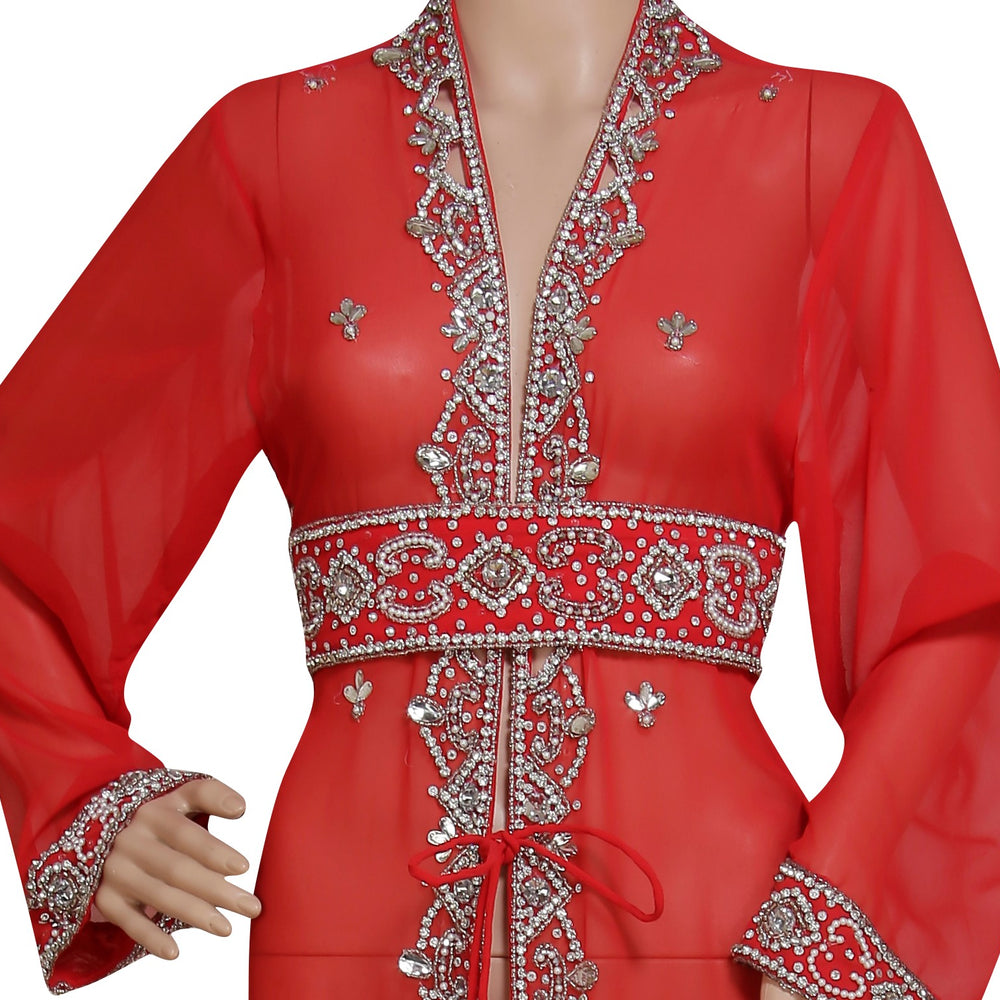 Designer Cardigan Haute Coutre Jacket Dress - Maxim Creation