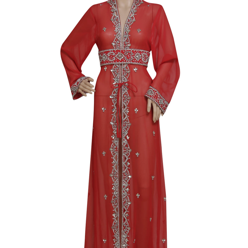 Designer Cardigan Haute Coutre Jacket Dress - Maxim Creation