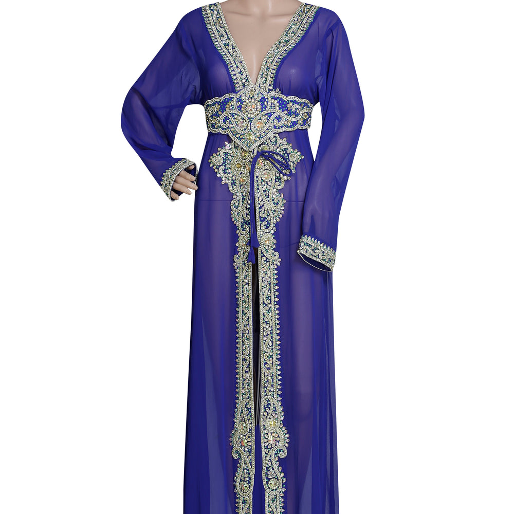 
                  
                    Embroidered Jacket Dress Cocktail Party Gown - Maxim Creation
                  
                