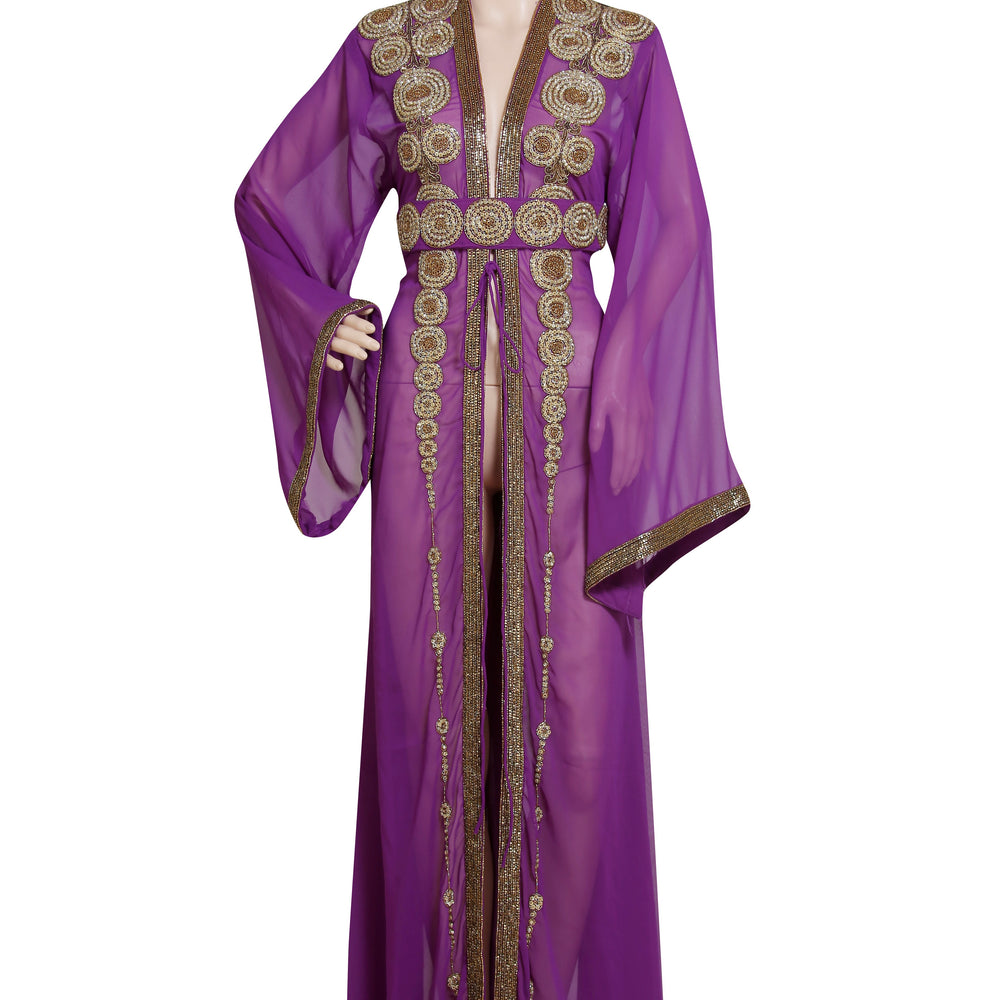 
                  
                    Tea Party Wear Long Jacket Gown - Maxim Creation
                  
                