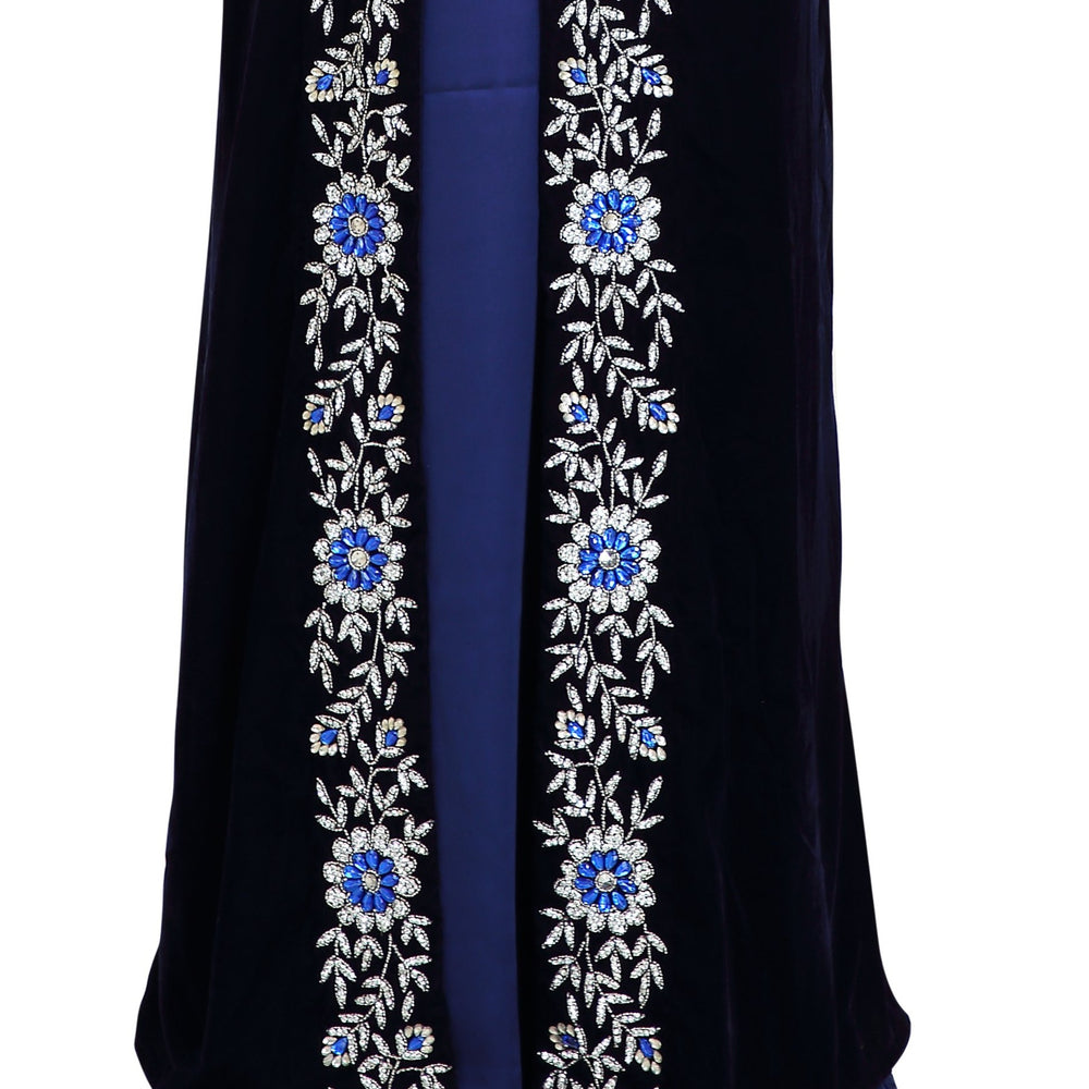 
                  
                    Arabian Caftan Dress With Floral Embroidery - Maxim Creation
                  
                