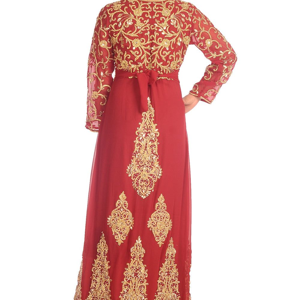
                  
                    Designer Gown Royal Swedish Traditional Arabic Dress - Maxim Creation
                  
                