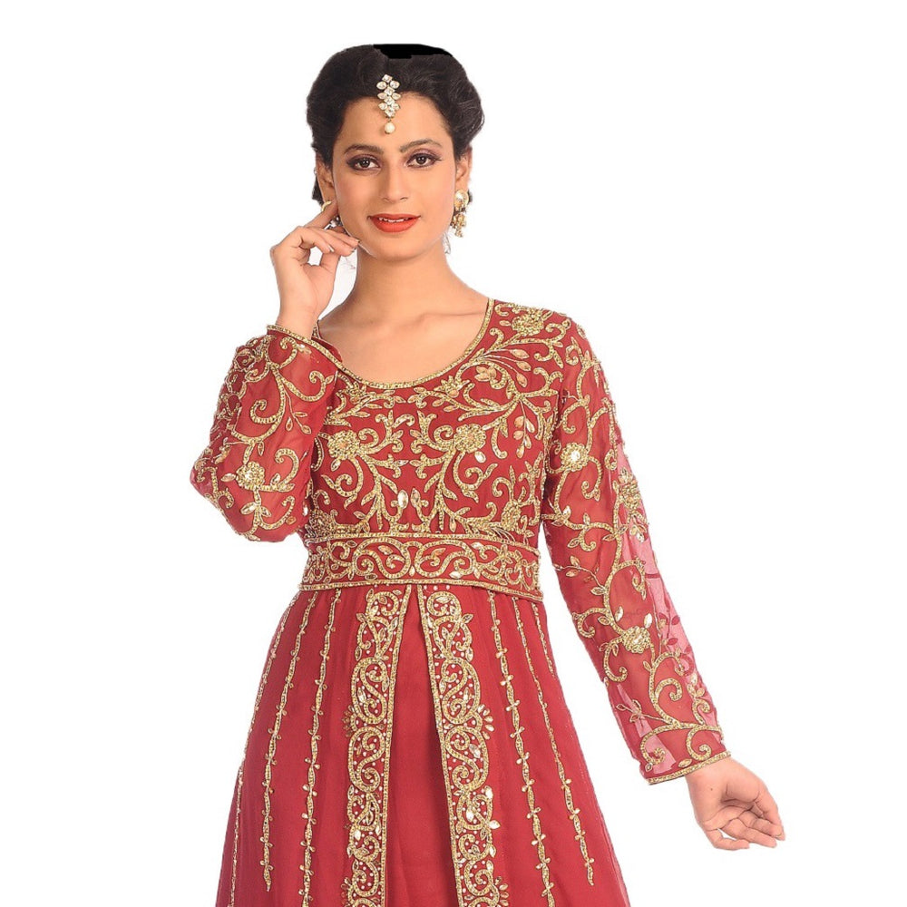 
                  
                    Designer Gown Royal Swedish Traditional Arabic Dress - Maxim Creation
                  
                