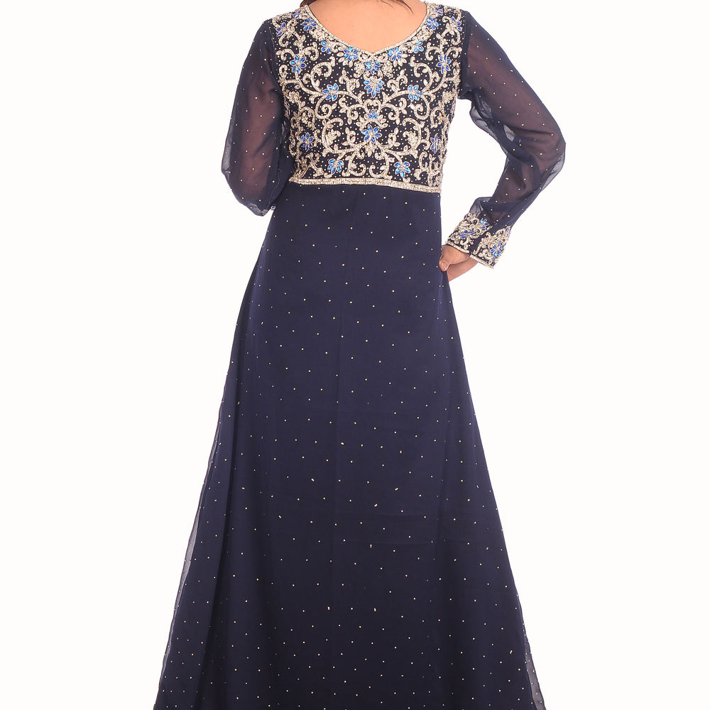 
                  
                    Arabian Takchita Gown With Crystal Embroidery - Maxim Creation
                  
                
