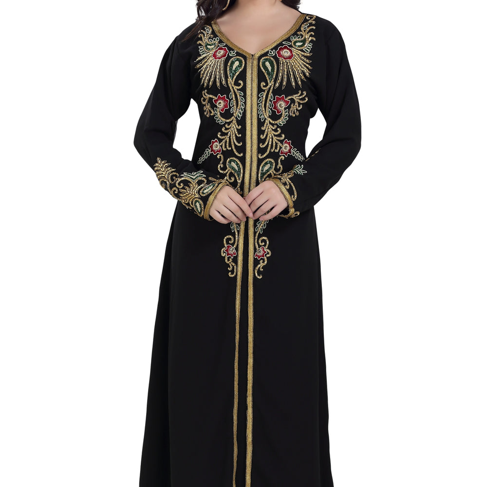 
                  
                    Arabian Abaya Designer Kaftan Dress - Maxim Creation
                  
                