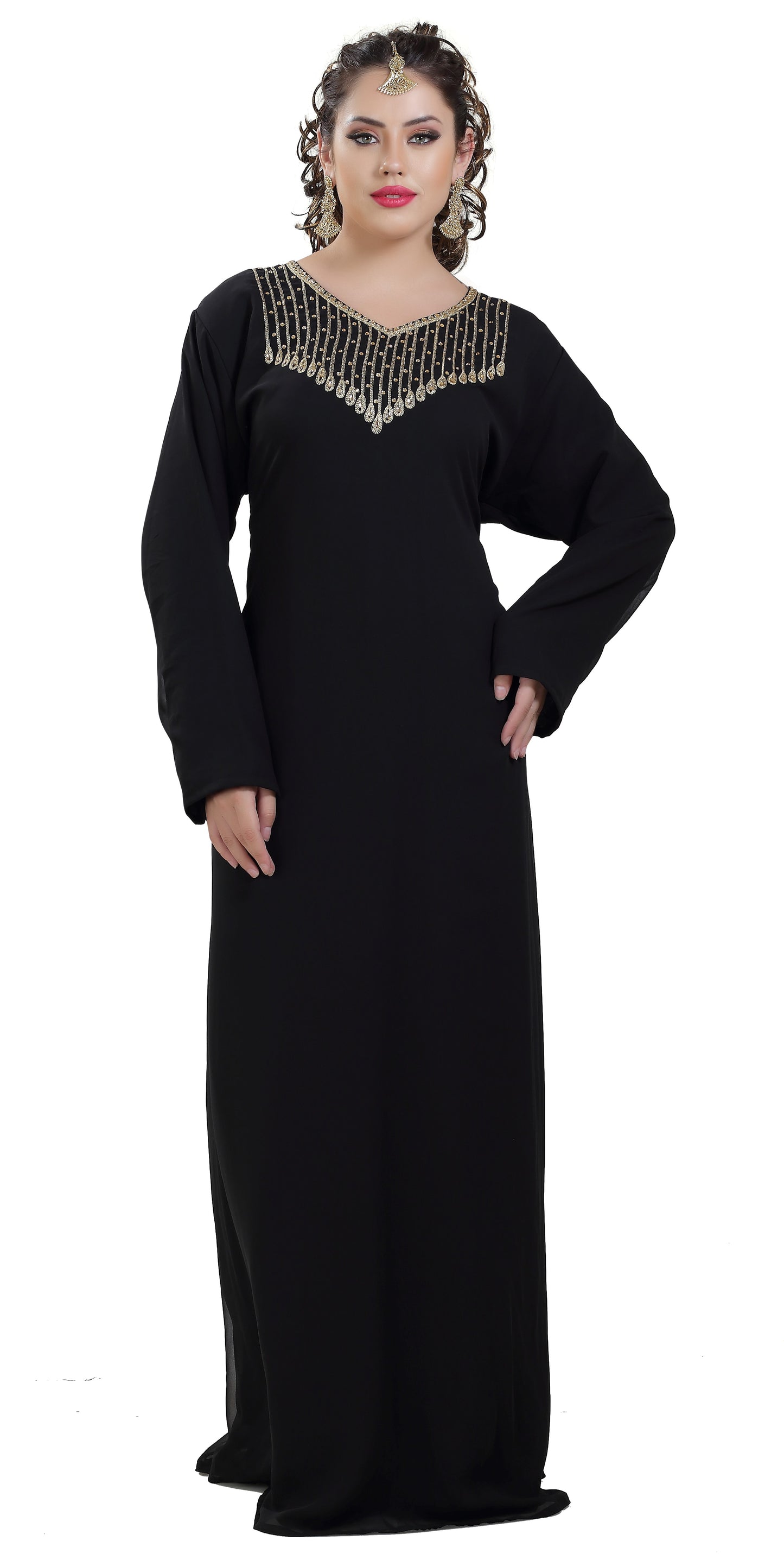 Arabian Kaftan Cultural Walima Gown - Maxim Creation