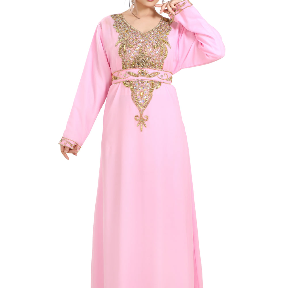 
                  
                    Designer Farasha Gown Teaparty Dress - Maxim Creation
                  
                
