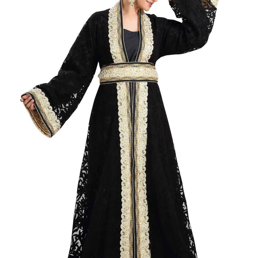 Modern Kaftan Dress Arabian Gown - Maxim Creation