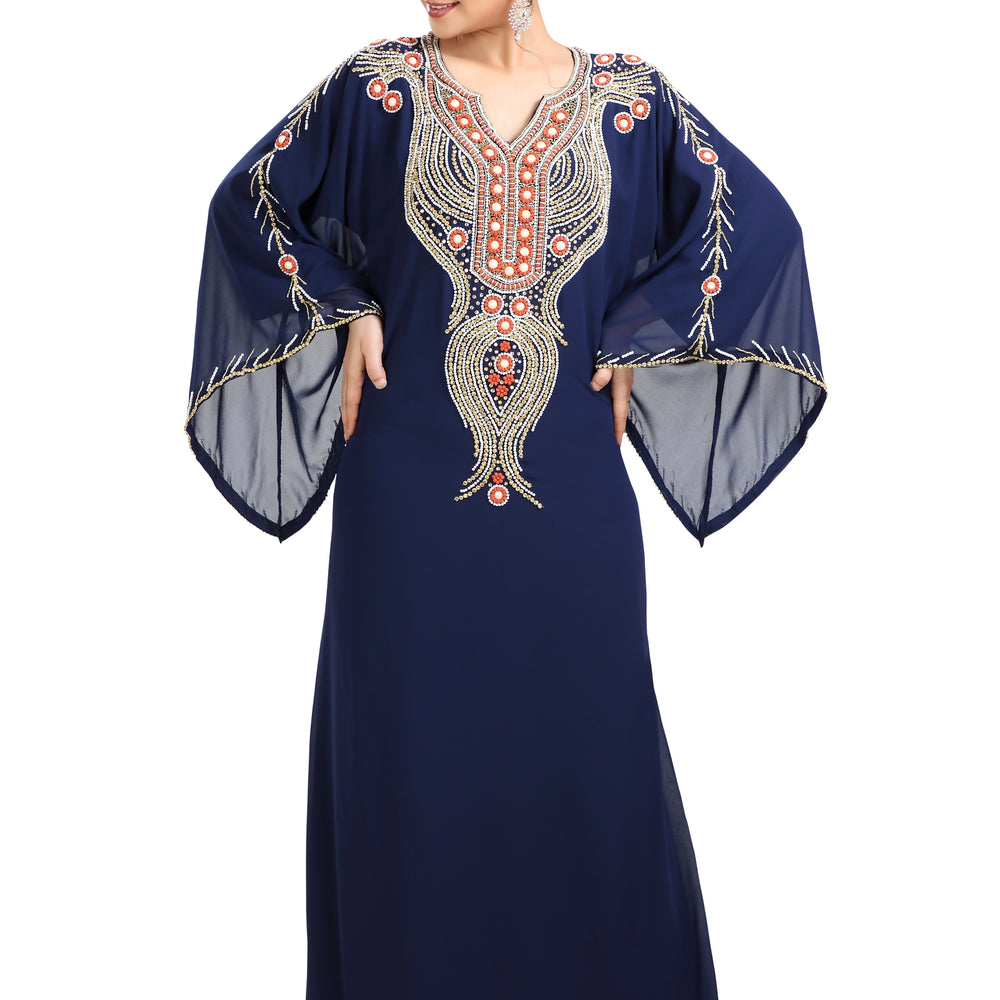 
                  
                    Teaparty Dress Haute Coutre Kaftan Gown - Maxim Creation
                  
                