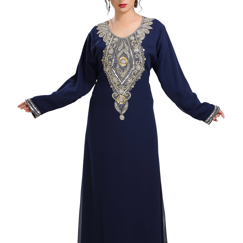 
                  
                    Traditional Dress Haute Coutre Designer Farasha Maxi - Maxim Creation
                  
                