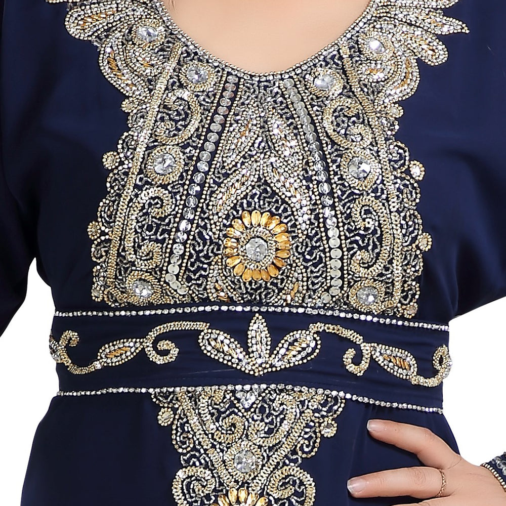 Traditional Dress Haute Coutre Designer Farasha Maxi - Maxim Creation