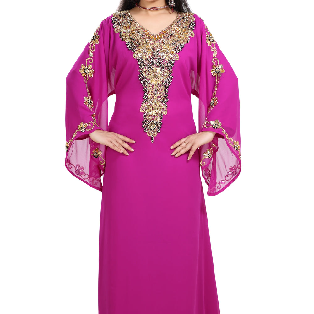 
                  
                    Designer Kaftan For Henna Party Dress - Maxim Creation
                  
                
