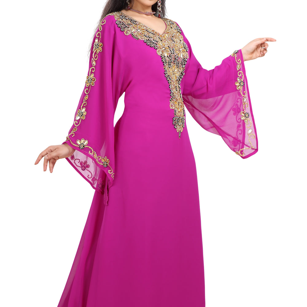 
                  
                    Designer Kaftan For Henna Party Dress - Maxim Creation
                  
                