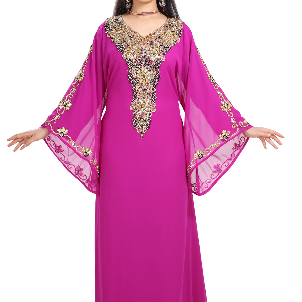 
                  
                    Designer Kaftan For Henna Party Dress - Maxim Creation
                  
                