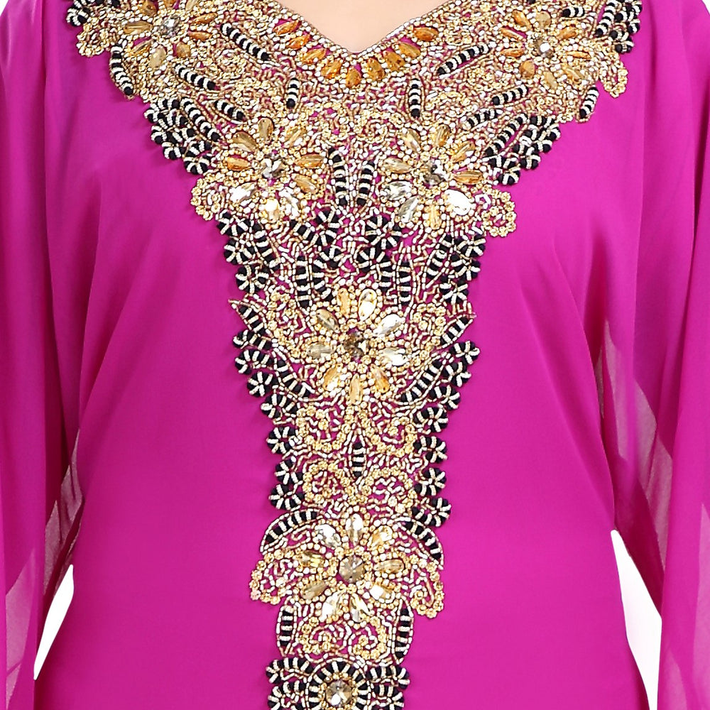 
                  
                    Designer Kaftan For Henna Party Dress - Maxim Creation
                  
                