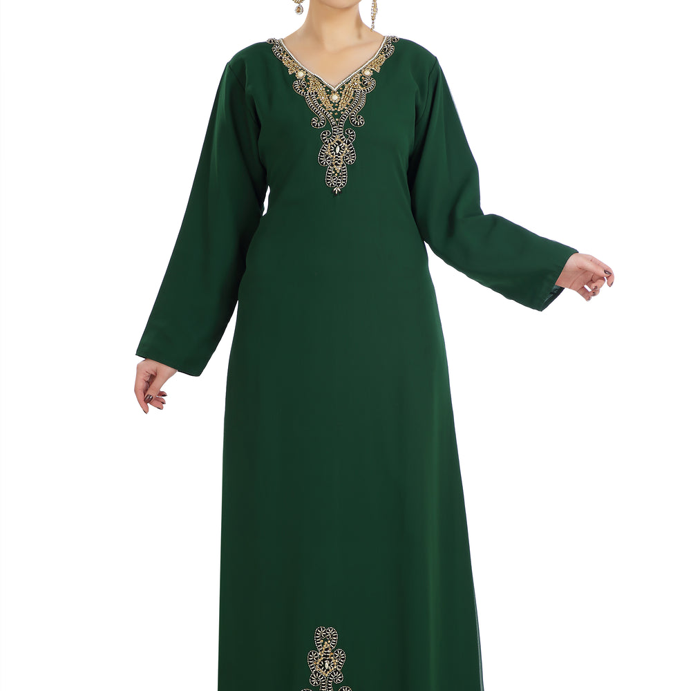 Night Gown Straight Long Maxi Dress - Maxim Creation