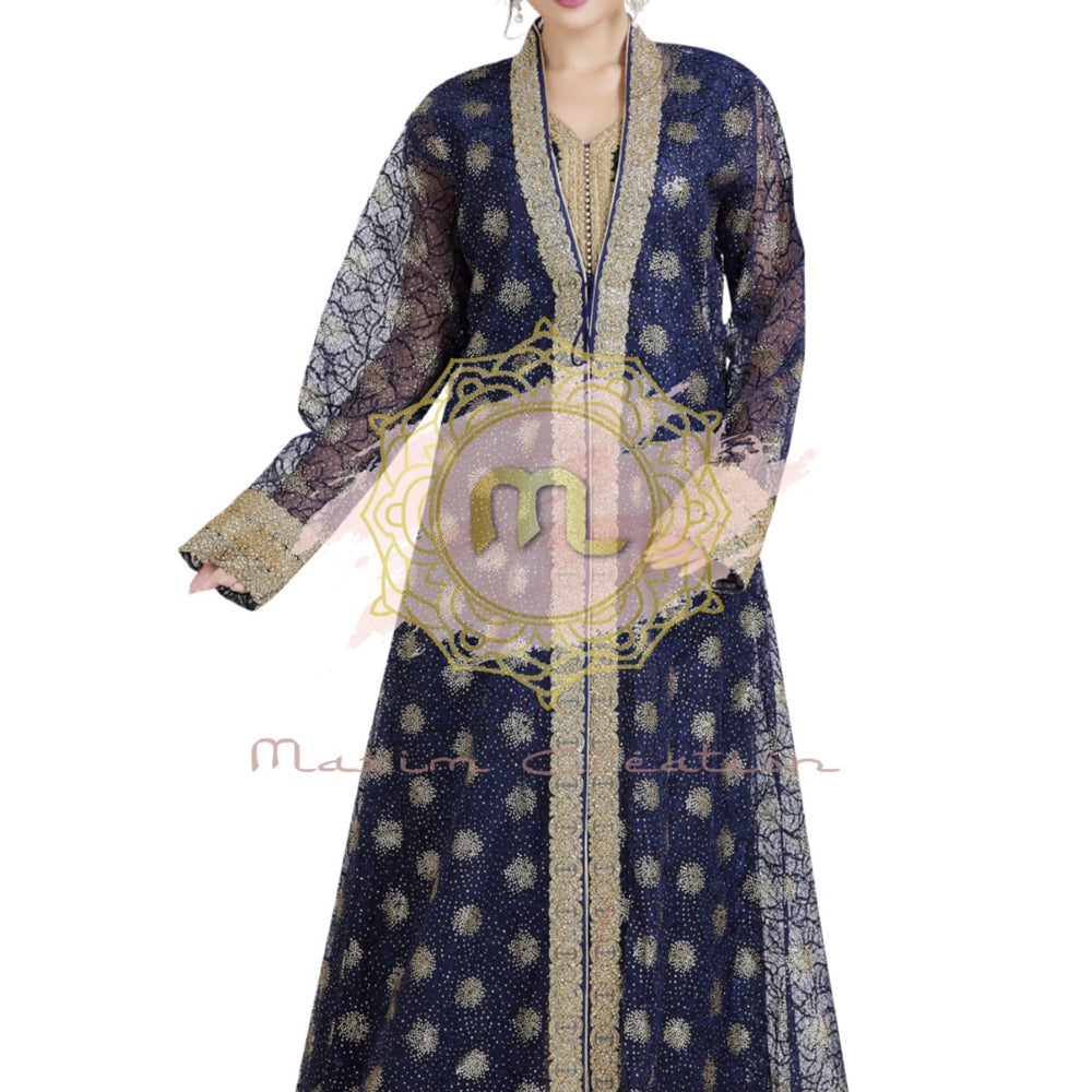 
                  
                    Khaleeji Thobe Designer Jasmine Walima Wedding Dress - Maxim Creation
                  
                