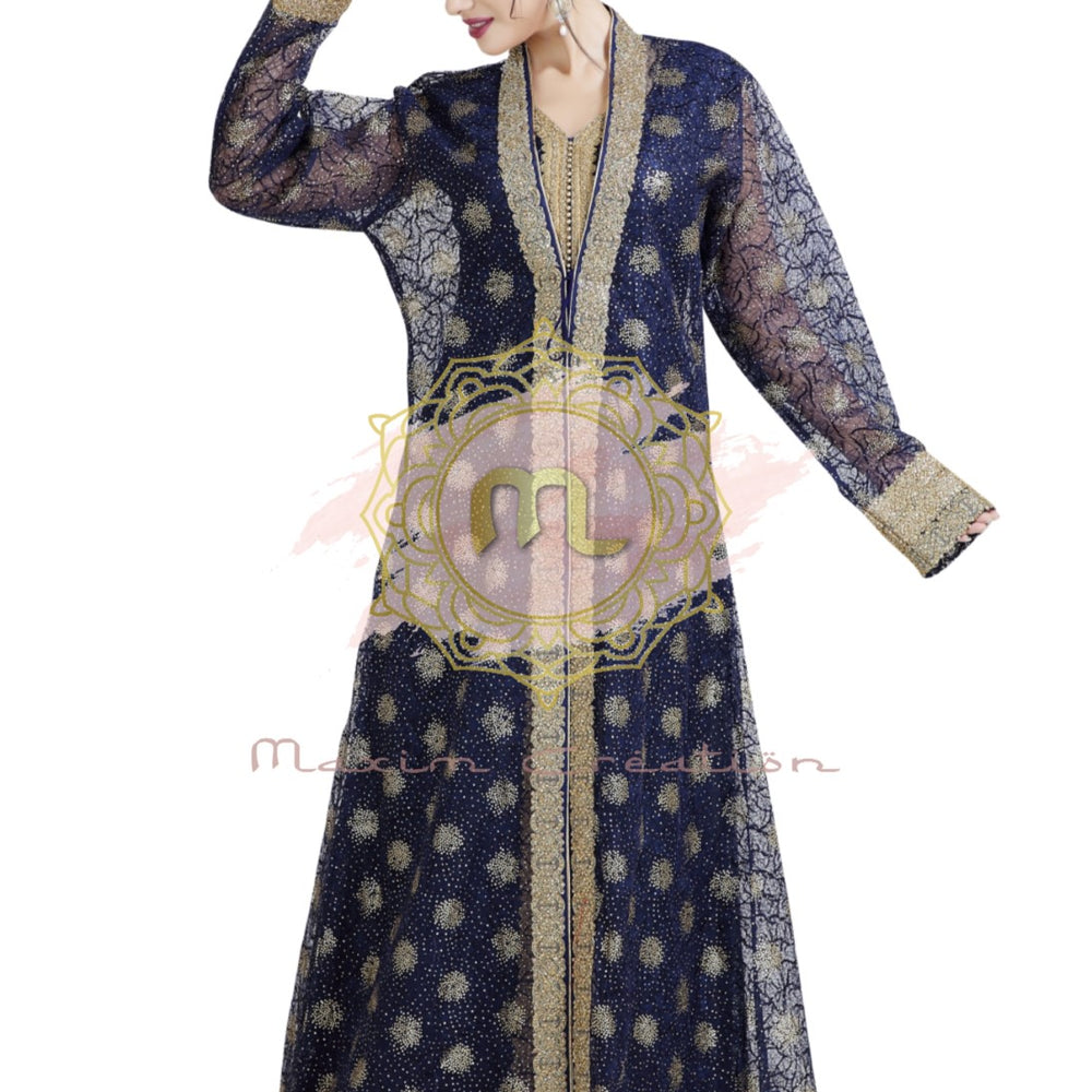 
                  
                    Khaleeji Thobe Designer Jasmine Walima Wedding Dress - Maxim Creation
                  
                