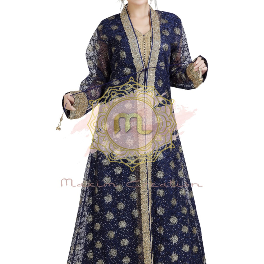 
                  
                    Khaleeji Thobe Designer Jasmine Walima Wedding Dress - Maxim Creation
                  
                