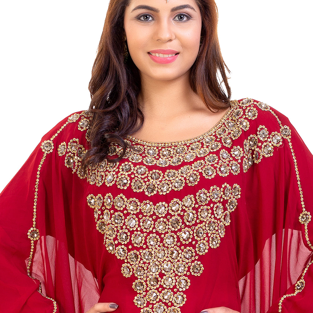 
                  
                    Designer Dubai Kaftan by Maxim Creation with Luxe Crystals - Maxim Creation
                  
                