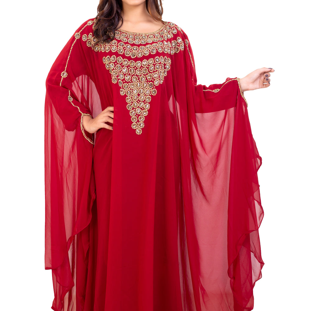 
                  
                    Designer Dubai Kaftan by Maxim Creation with Luxe Crystals - Maxim Creation
                  
                