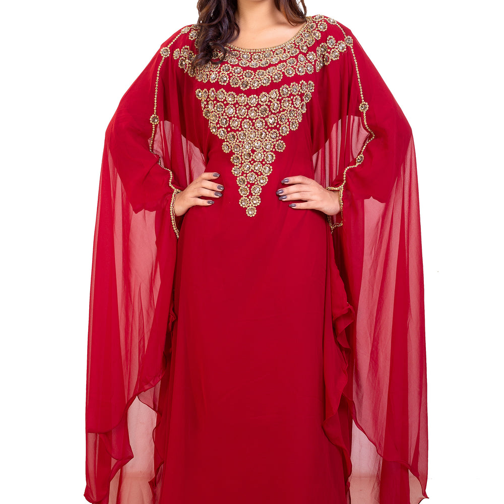 
                  
                    Designer Dubai Kaftan by Maxim Creation with Luxe Crystals - Maxim Creation
                  
                