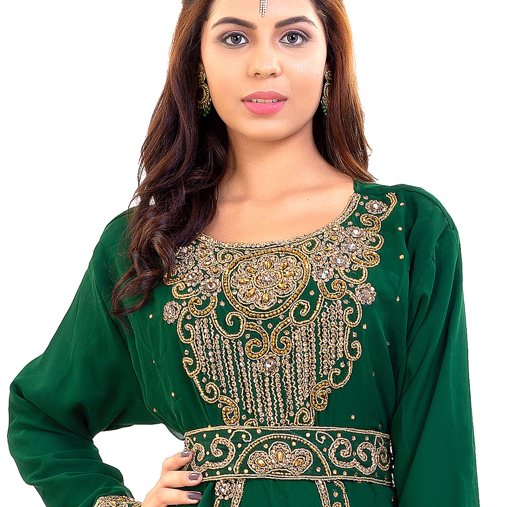 
                  
                    TRADITIONAL ALGERIAN KAFTAN MAXI DRESS 7903 - Maxim Creation
                  
                