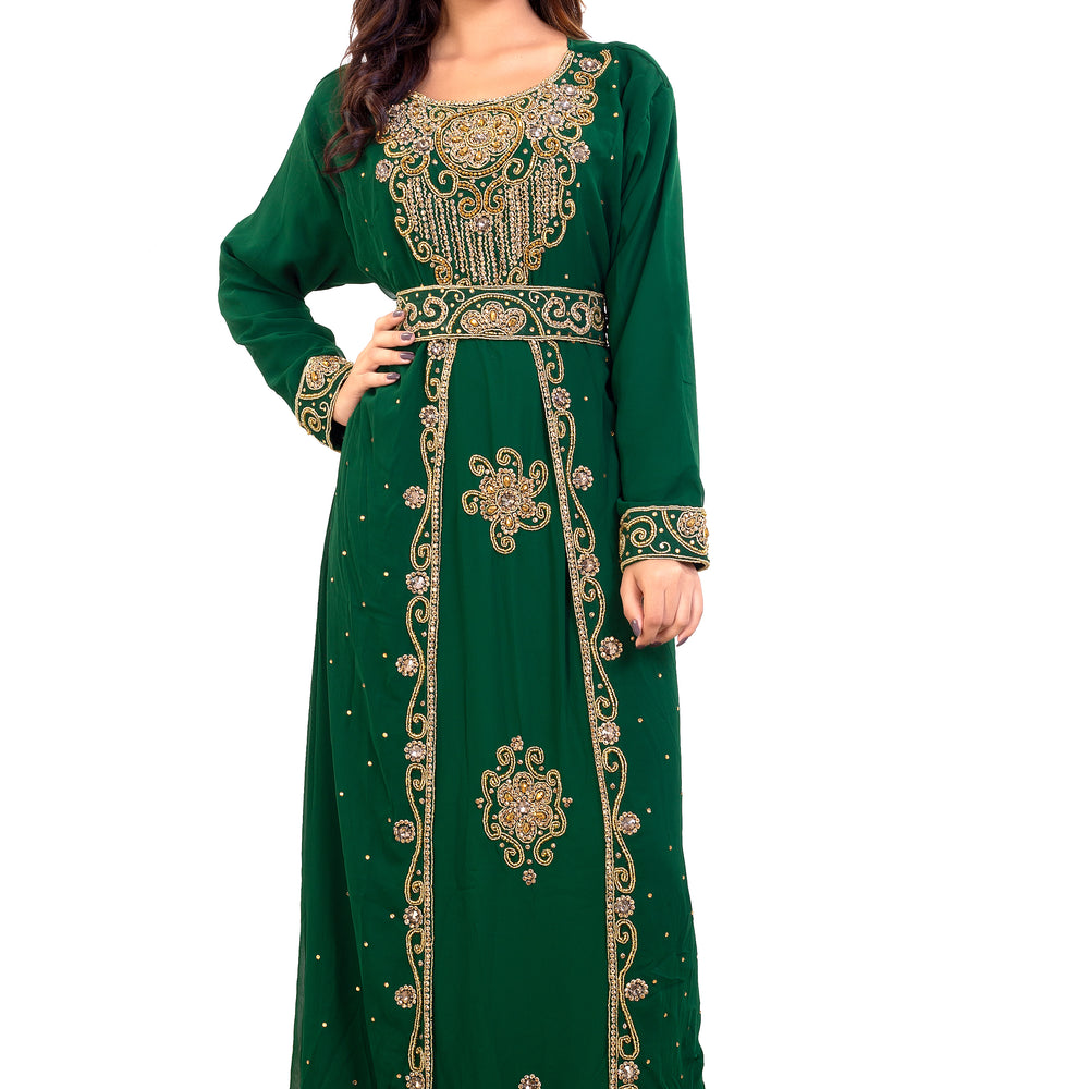 
                  
                    TRADITIONAL ALGERIAN KAFTAN MAXI DRESS 7903 - Maxim Creation
                  
                