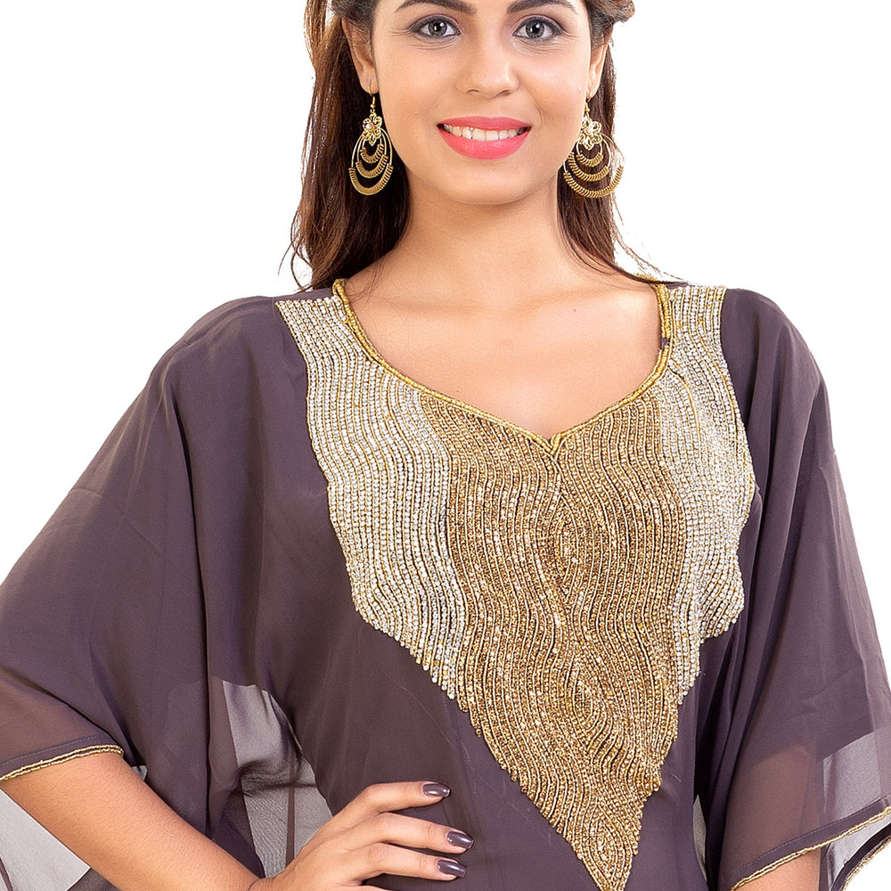 
                  
                    Embroidered Boho Maxi Gown Party Dress - Maxim Creation
                  
                
