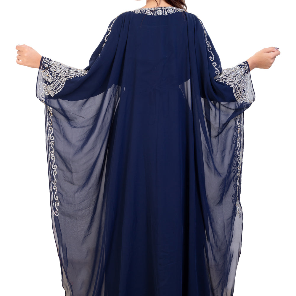 
                  
                    Tea Party Kaftan With Crystal Embroidery - Maxim Creation
                  
                