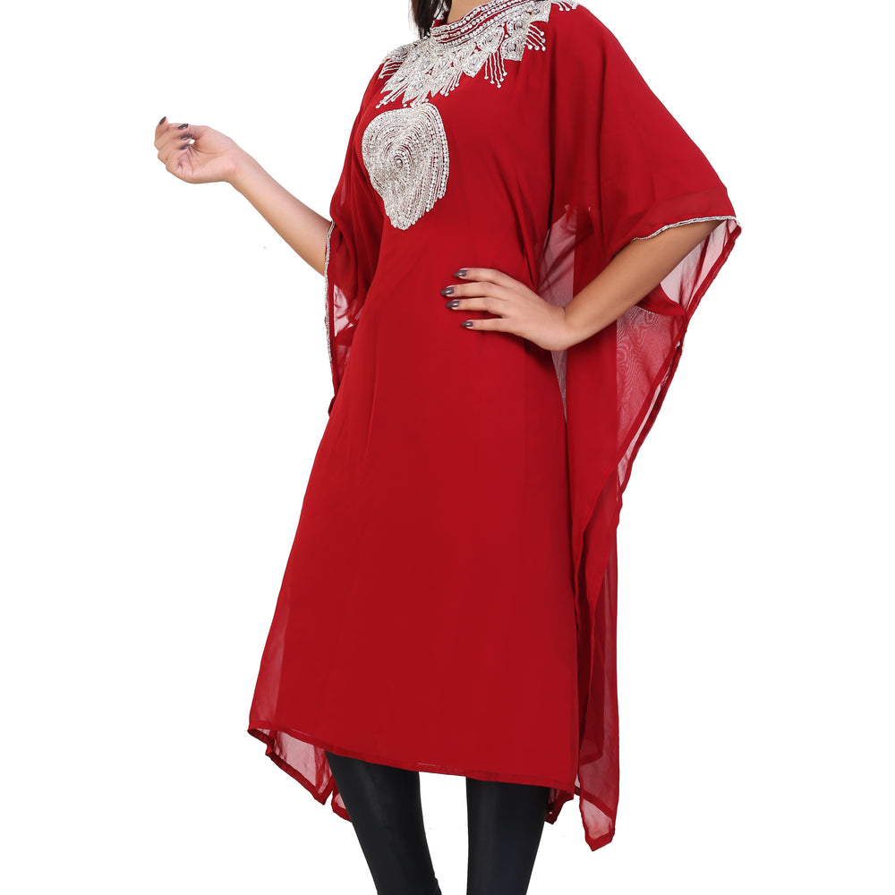 
                  
                    Embroidered Kurti Knee Length Short Dress Tunic Gown - Maxim Creation
                  
                