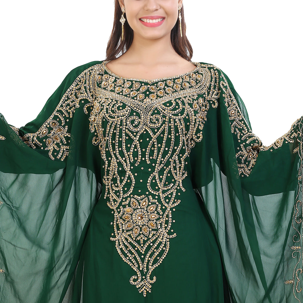 
                  
                    Dubai Jellabiya Embroidered Maxi - Maxim Creation
                  
                