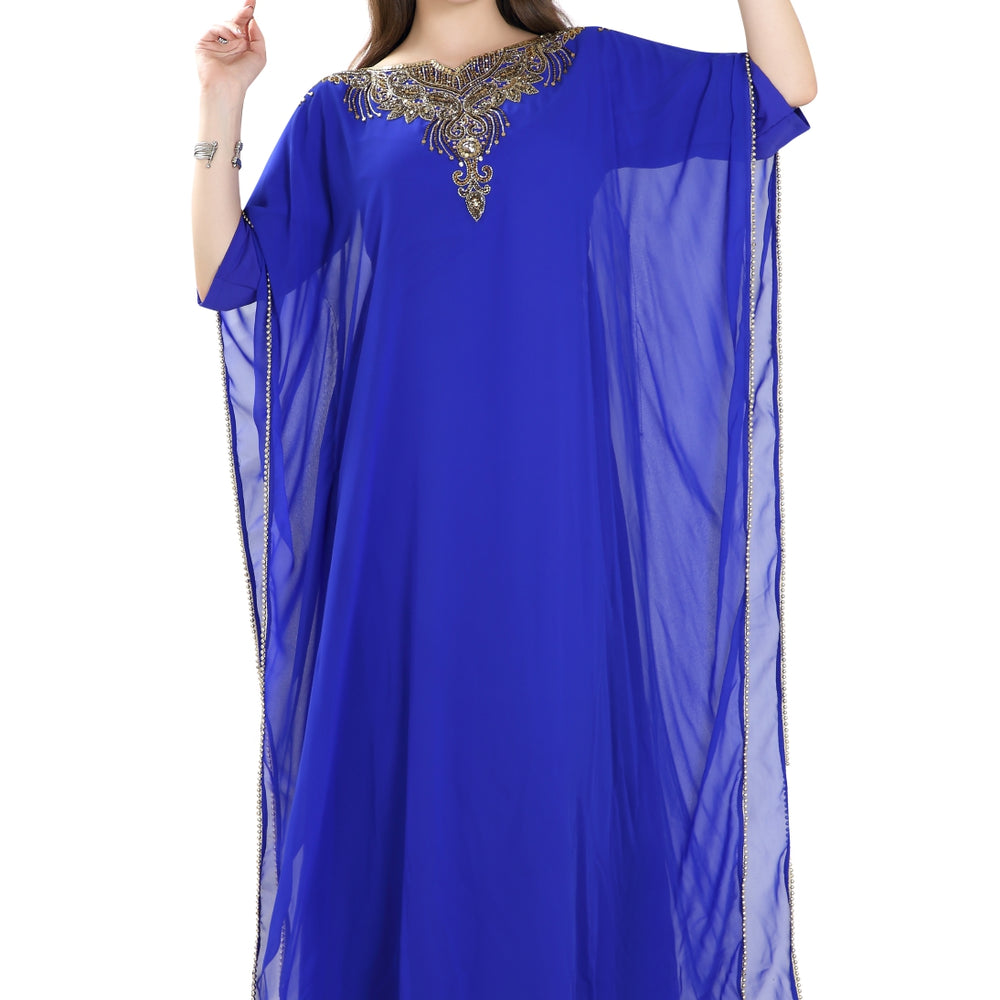 
                  
                    Cocktail Party Dress Jalabiya Maxi - Maxim Creation
                  
                