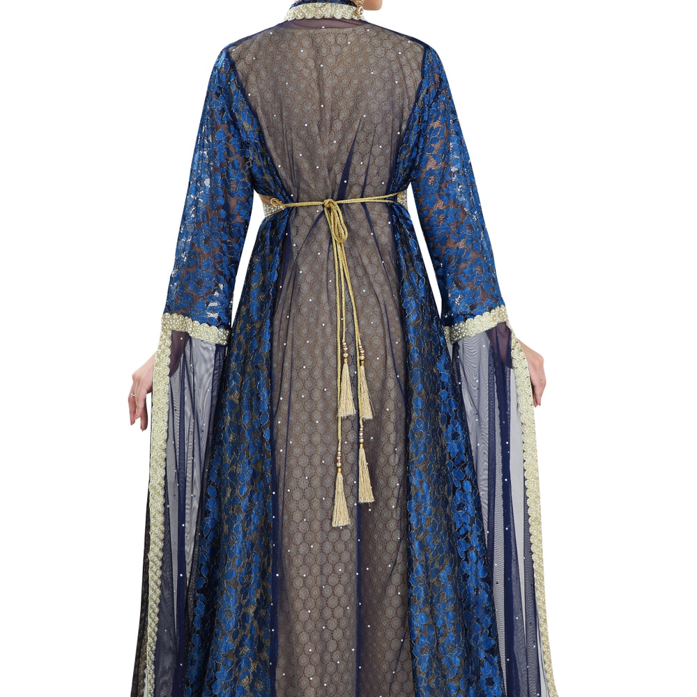 
                  
                    Henna Party Dress Khaleeji Thobe Caftan - Maxim Creation
                  
                