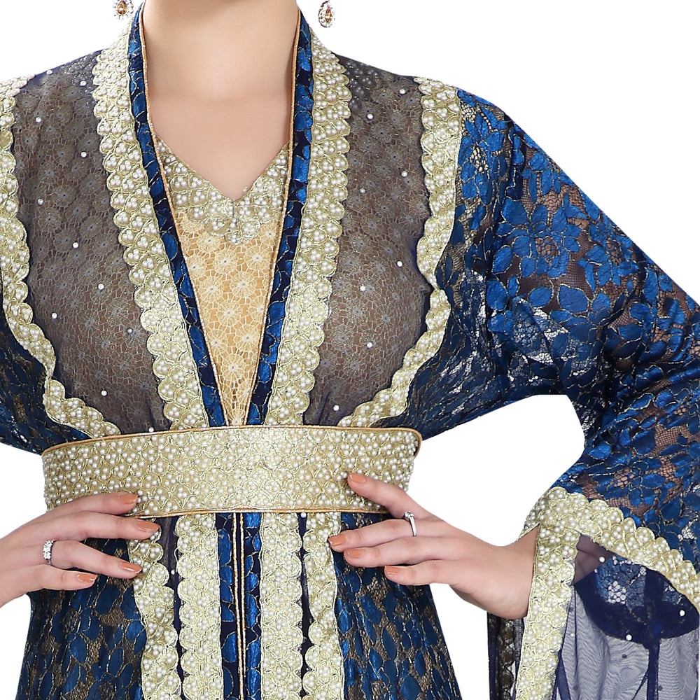 
                  
                    Henna Party Dress Khaleeji Thobe Caftan - Maxim Creation
                  
                