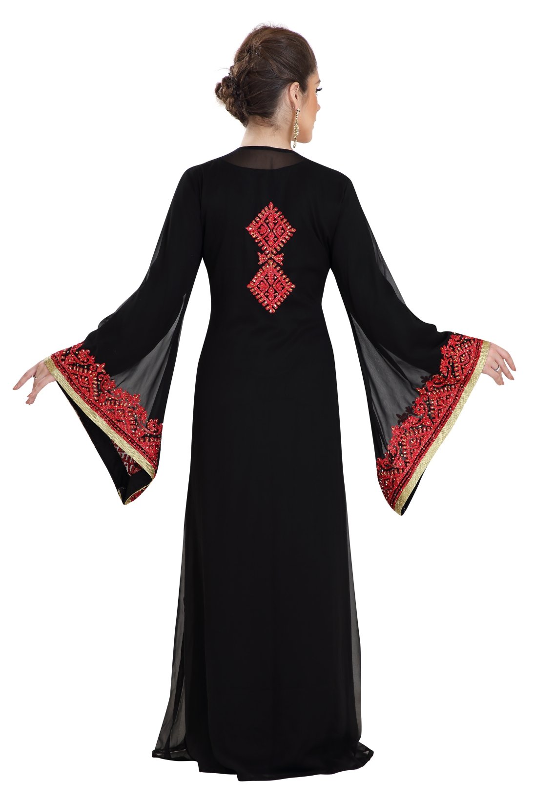 Long Sleeve Kaftan Jalabiya Maxi - Maxim Creation