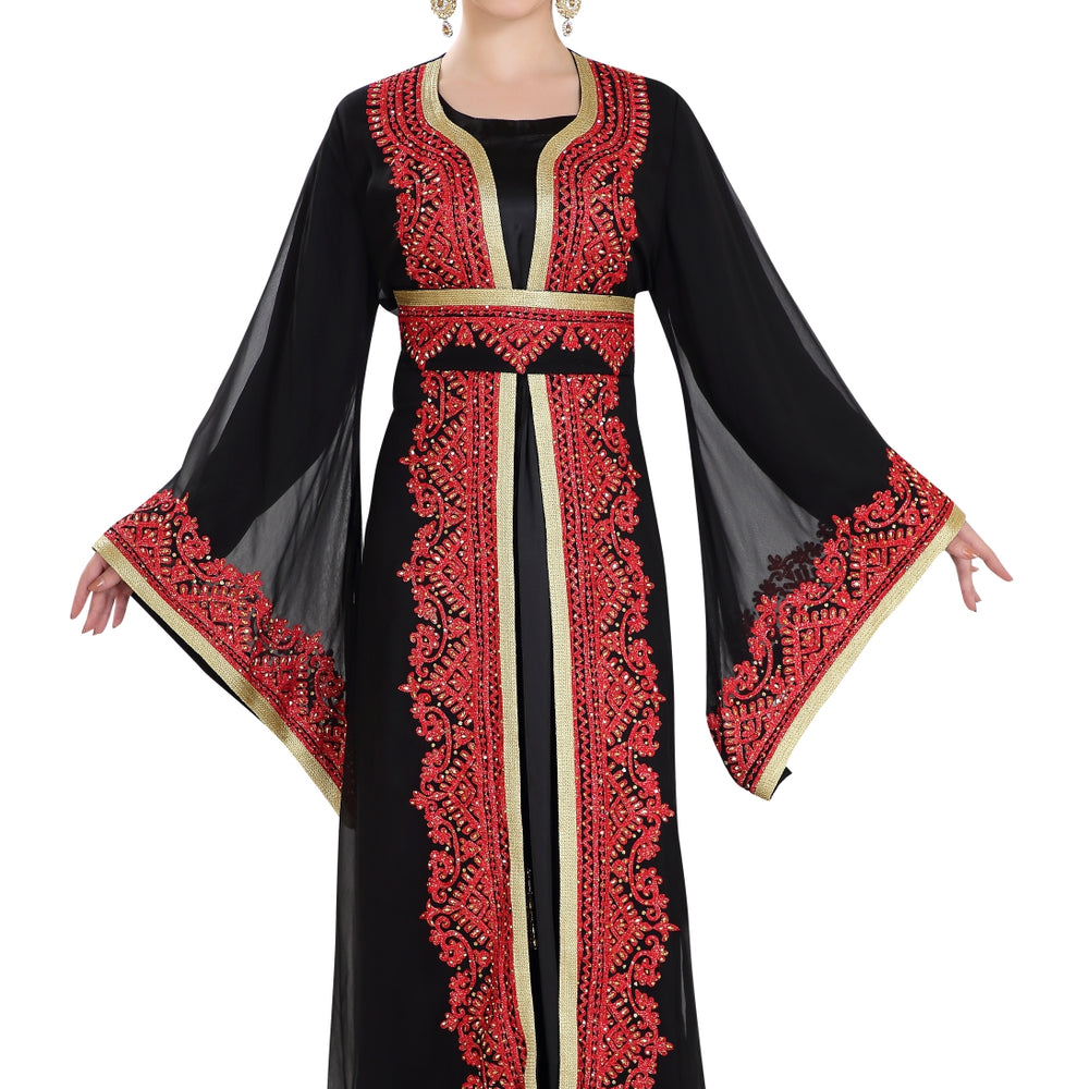 
                  
                    Wedding Gown Arab Princess Luxe Kaftan - Maxim Creation
                  
                
