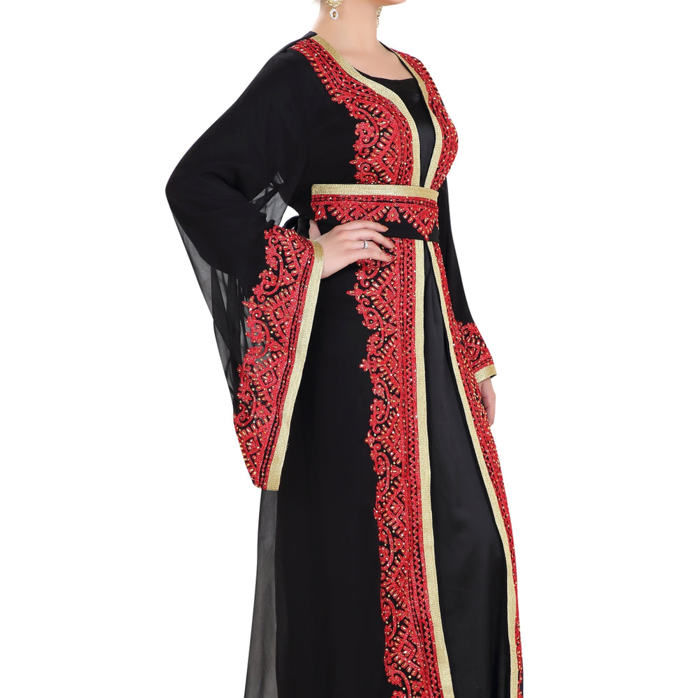 
                  
                    Wedding Gown Arab Princess Luxe Kaftan - Maxim Creation
                  
                