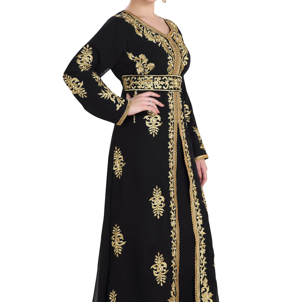 
                  
                    Designer Abaya Arabian Caftan Dress - Maxim Creation
                  
                