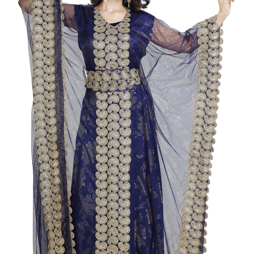 
                  
                    Moroccan Caftan Khaleeji Thobe Wedding Gown - Maxim Creation
                  
                