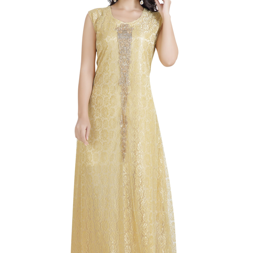
                  
                    Khaleeji Thobe Jasmine Bridesmaid Dubai Kaftan - Maxim Creation
                  
                