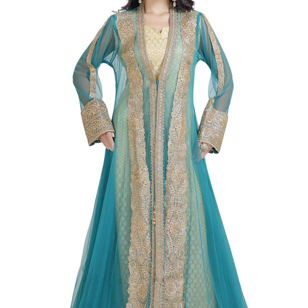 
                  
                    Khaleeji Thobe Cultural Walima Arabic Gown - Maxim Creation
                  
                