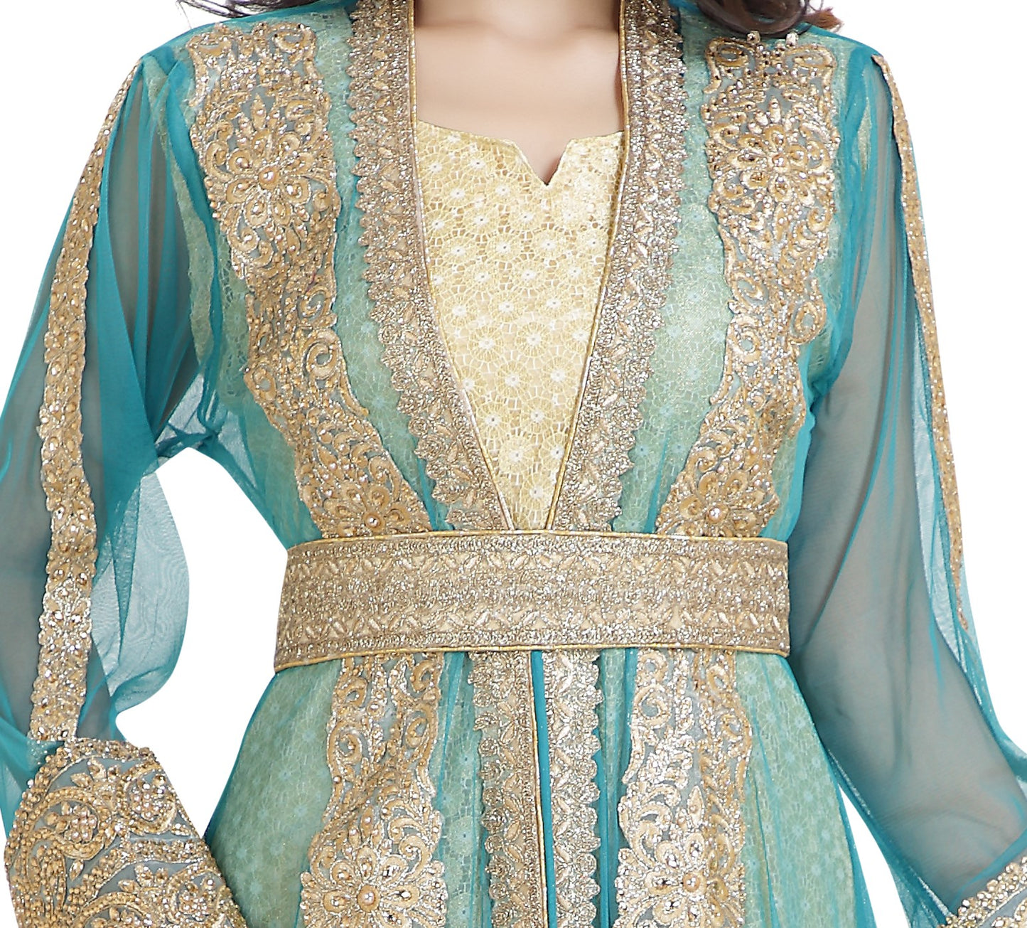 Khaleeji Thobe Cultural Walima Arabic Gown - Maxim Creation