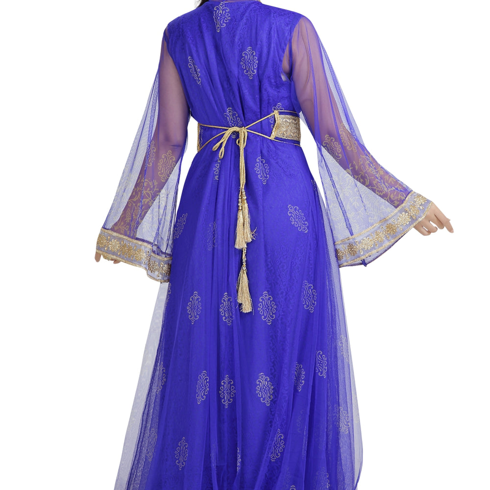 
                  
                    Designer Kaftan Dress Khaleeji Thobe - Maxim Creation
                  
                