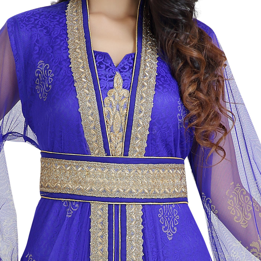 
                  
                    Designer Kaftan Dress Khaleeji Thobe - Maxim Creation
                  
                