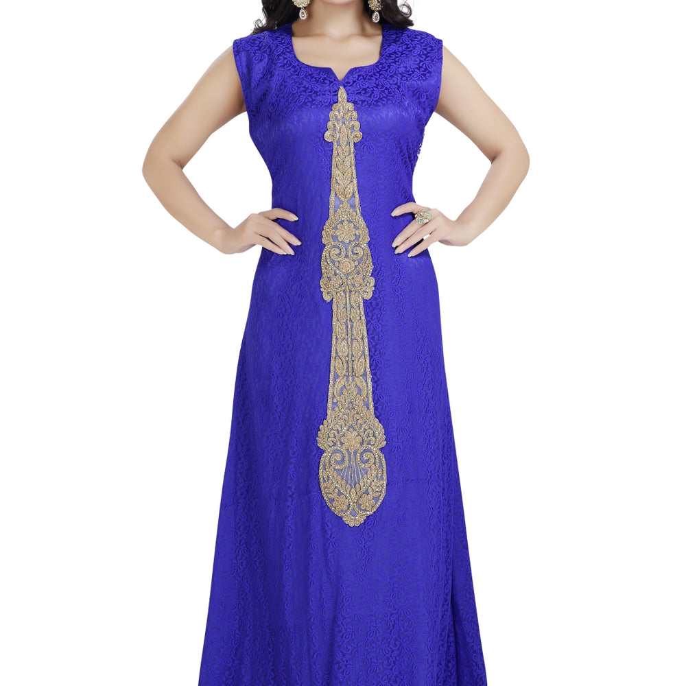 
                  
                    Designer Kaftan Dress Khaleeji Thobe - Maxim Creation
                  
                