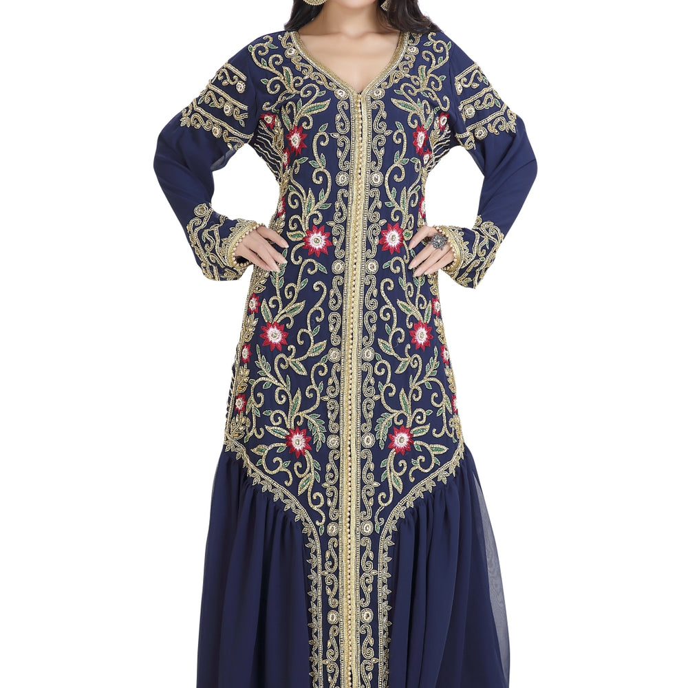 
                  
                    Embroidered Dress Jabodar Wedding Gown - Maxim Creation
                  
                