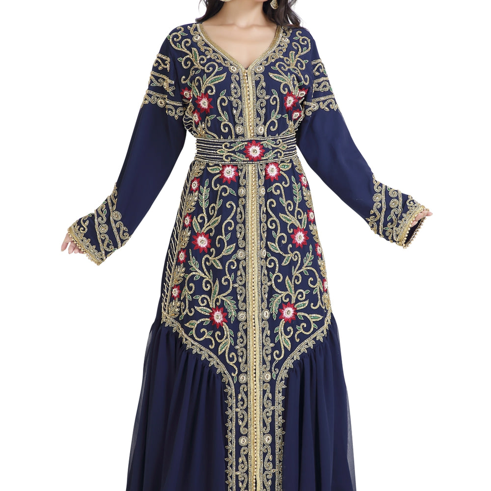 
                  
                    Embroidered Dress Jabodar Wedding Gown - Maxim Creation
                  
                